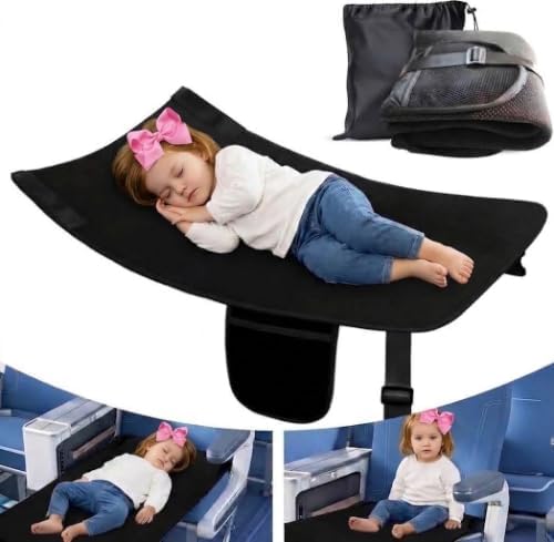 Toddler Airplane Bed, Airplane Bed for Toddler, Velvet Black by CloudLawn