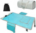 Inflatable Beds, Toddler Travel Bed, Toddler Airplane Bed, Portable Kids Airplane Seat Extender Travel with Pillow, Blue by Unknown