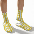 House Slippers for Women Washable Closed Toe with Cute Socks - Image 4