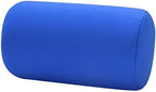 Bookishbunny 2pcs Micro Bead Microbead Roll Pillow Cushion for Bed Back Neck Head Body Support, 13" x 7", Various Designs (Blue+BlueOrange) - Image 2