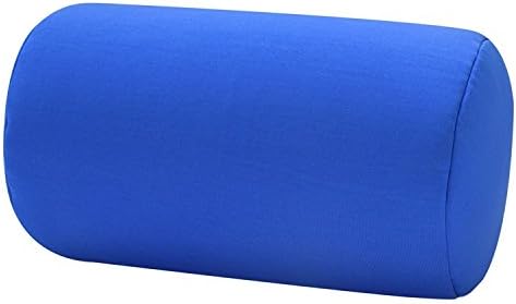 Bookishbunny 2pcs Micro Bead Microbead Roll Pillow Cushion for Bed Back Neck Head Body Support, 13" x 7", Various Designs (Blue+BlueWave) - Image 3