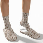 House Slippers for Women Washable Closed Toe with Cute Socks - Image 4