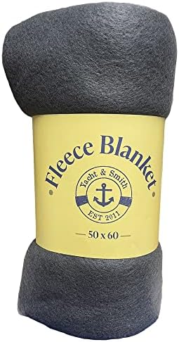 Yacht & Smith 12 Pack of Soft Fleece Blankets 50 X 60, Lightweight, Cozy Warm Throws Dark Colorful Blanket Sofa Travel Outdoor, Wholesale - Image 3