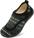 Scurtain Mens House Slippers Comfortable Wide Diabetic Orthopedic Shoes by Scurtain