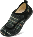 Scurtain Mens House Slippers Comfortable Wide Diabetic Orthopedic Shoes by Scurtain