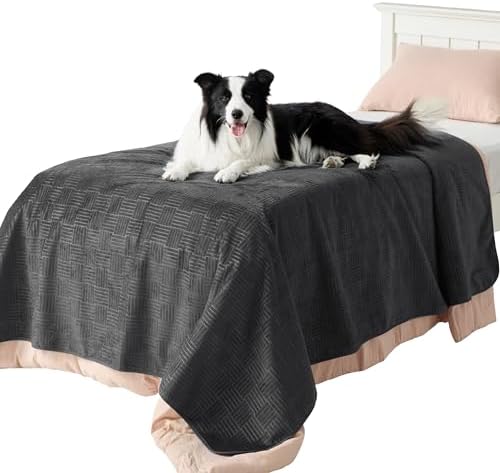 Bedsure Waterproof Bed Cover for Bed and Dogs Quick Drying, 68x82IN - Image 2