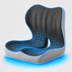 Ergonomic Memory Foam Seat Cushion with Back Support, Office Chair Cushion by Unknown