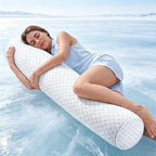 YZ HOME Cooling Bolster Body Pillow for Side Sleepers, Long Pillow for Bed by YZHOME