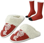 Fuzzy Slippers for Women Washable Cotton Slippers with Crew Socks by Unknown