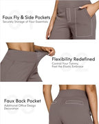 G4Free Yoga Pants for Women Wide Leg Pants with Pockets High Waisted - Image 4