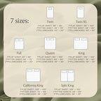 Full Size Sheets, Cooling & Soft Deep Pocket Bed Sheet Set, 4PC - Image 5