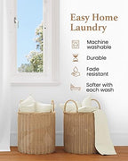 1000 TC Ivory King Pillowcases Set of 4 100% Egyptian Cotton Pillow Cases - Image 5