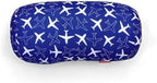 Bookishbunny 2pcs Micro Bead Microbead Roll Pillow Cushion for Bed Back Neck Head Body Support, 13" x 7", Various Designs (SmallPlaneNavy+Gray) - Image 3