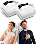 Universal Memory Foam Car Headrest Neck Pillow, Car Neck Pillow (White*2) by Unknown