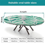 Table Padding Under Tablecloth, Plaid Pattern Printed on Oval Plastic Table Cover, for Parties & Celebrations Holiday Dinners, Fits for 42" x 60" Oval Tables - Image 4