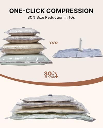 VINTAR 24 Pack Vacuum Seal Bags for Clothing Travel with Wireless Pump - Image 5