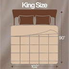 Utopia Bedding Comforter King Size, Duvet Insert, Beige, 90 x 102 Inches - Image 2