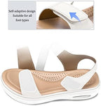 mysoft Women's Comfortable Walking Sandals Platform Wedge Ankle Strap - Image 6