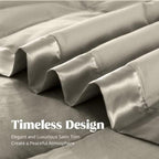 puredown® California King Blanket - Soft Lightweight Down Blanket for All Seasons, Cozy Warm Luxury Bed Blanket with Satin Trim, Khaki (110"X98") - Image 4