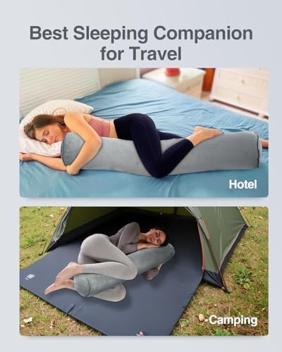 Luxtude Inflatable Body Pillow for Adults Kids, Travel Body Pillow - Image 6