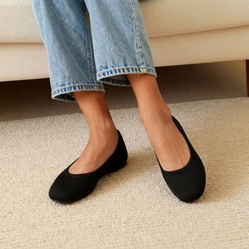 DREAM PAIRS Women's Dress Knit Ballet Comfort Flats - Image 3