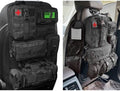 7 PACK Tactical Seat back organizer Truck organizer With 6 Detachable Pouches Universal For Car Truck Ford Jeep Military-Grade Heavier Panels With Multi-functional Packs (Black) by AIAUTOAIEVAutoPart