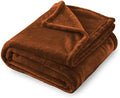 SOCHOW Flannel Fleece Blanket Queen Size, All Season Lightweight Super Soft Cozy Blanket for Bed or Couch, Caramel(90inch X90'') by SOCHOW