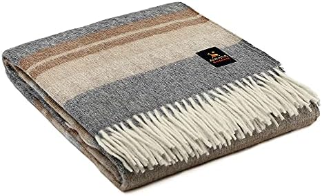 Alpaca Merino Wool Throw Blanket Cherokee Tribal Design Soft Warm 72" x 60" by ALPACAWAREHOUSE