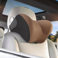 BEBAS Ergonomic Car Headrest Pillow, Memory Foam Neck Support, Brown by BEBAS