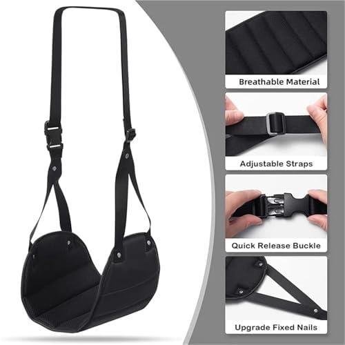 Foot Hammock for Plane Travel 3PCS Travel Hammock Suspended Adjustable Office with Airplane Footrest for High Speed Rail Car Outdoor Furniture(Mix) - Image 3