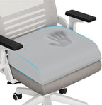 TranquilRelax XL Memory Foam Seat Cushion for Office Chair, 3.35-Inch, Light Gray by Unknown