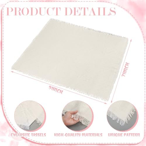 Beeveer 91 x 71'' Extra Large Outdoor Picnic Blanket with Pink Table Runner 6 Napkins and 6 Pink Floor Pillows Cushions for Picnic Party Camping Wedding Bachelorette Birthday Baby Shower Decor - Image 5