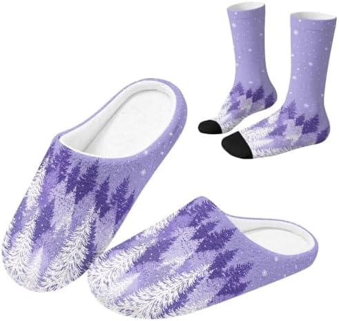 House Slippers for Women Washable Closed Toe with Cute Socks by Unknown