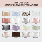 Kitsch Satin Pillowcase with Zipper - 2 pcs Standard Size, Leopard - Image 6