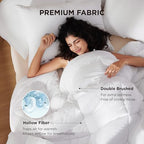 Bedsure Comforter Duvet Insert, Quilted Bedding Blanket, Oeko-TEX - Image 4