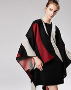 Immerguter Womens Shawl Wraps Sweater Poncho Cape for Winter - Image 3