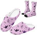 House Slippers for Women Washable Closed Toe with Cute Socks by Unknown