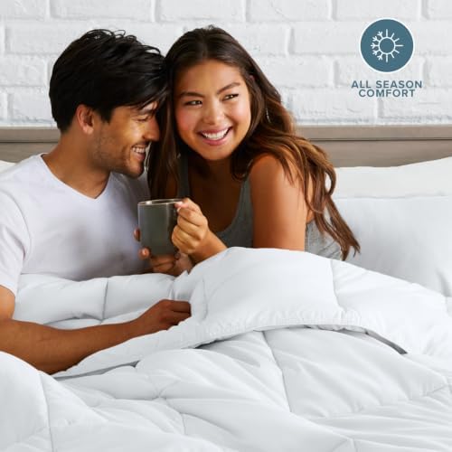 Bare Home Duvet Insert Comforter (California King, White) - Image 4