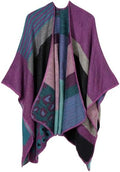 Lacavocor Women's Shawl Wrap Poncho Cape Cardigan Open Front by Lacavocor