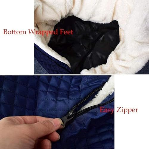 Fleece Lined Wheelchair Blanket, Wheelchair Warming Blanket Packable Nap Travel Accessories Warm Covers for Sofa Office Warmer - Image 5