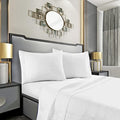 Mocassi King Sheet Set - Luxury Hotel 1800 Premier Bedding Sheets & Pillowcases - Ultra Soft Breathable & Cooling Bed Sheets - Deep Pocket - Wrinkle Resistant - 4 Piece Set - King, White by MocassiLuxuryBedding