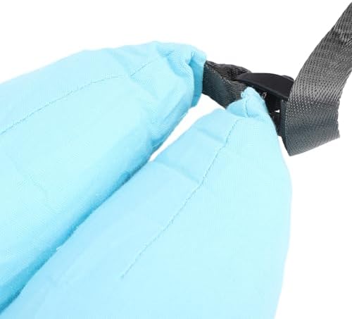 Garosa Car Travel Pillow Neck Support Cushion Soft Chin Headrest Support for Kids Adults Road Trips Blue Cotton 1 Pack Removable Washable Cute Car Shape - Image 7