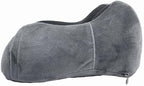 Wolf Essentials 4-Piece Memory Foam Neck Pillow Travel Set – Ergonomic Neck Support Pillow with Eye Mask, Earplugs & Mesh Carrying Case – Comfort for Airplane, Train, or Road Travel - Image 6