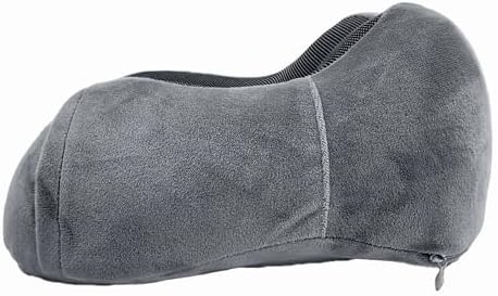 Wolf Essentials 4-Piece Memory Foam Neck Pillow Travel Set – Ergonomic Neck Support Pillow with Eye Mask, Earplugs & Mesh Carrying Case – Comfort for Airplane, Train, or Road Travel - Image 6