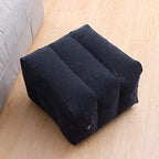 Inflatable Foot Rest for Air Travel - Airplane Foot Rest Inflatable Travel Pillow Toddler Airplane Bed Adjustable Height Leg Pillow Inflatable Travel Foot Rest Pillow - Image 4