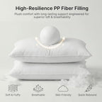 Outdoor Throw Pillow with Inserts, Outdoor Lumbar Pillow Water Resistant for Patio Furniture, 18x18 Inch Outdoor Pillows with Removable Zipper Cover - Image 4
