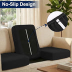 Smiry Waterproof Patio Cushion Covers, Stretch Outdoor Furniture Covers - Image 4