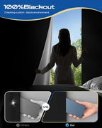 100% Blackout Curtains for Bedroom,Portable Blackout Shades 36"W x 64"L - Image 5