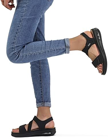 mysoft Women's Comfortable Walking Sandals Platform Wedge Ankle Strap - Image 3