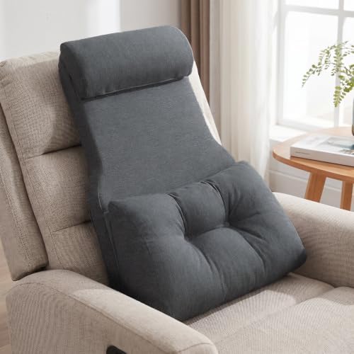 Shinnwa Adjustable Lumbar Support Pillow for Recliner with Headrest by Shinnwa